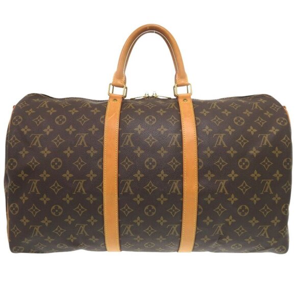 LOUIS VUITTON Authentic Brown Monogram Boston Bag - Picture 3 of 11